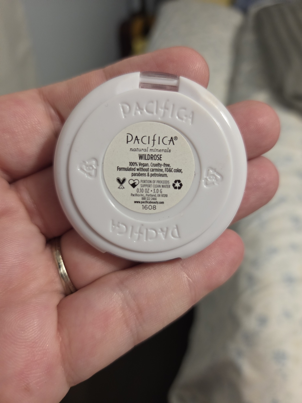 Pacifica Wildrose Natural Minerals Blush Compact